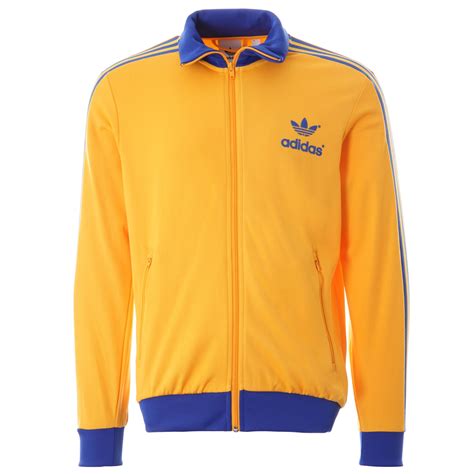 adidas yellow and blue jacket